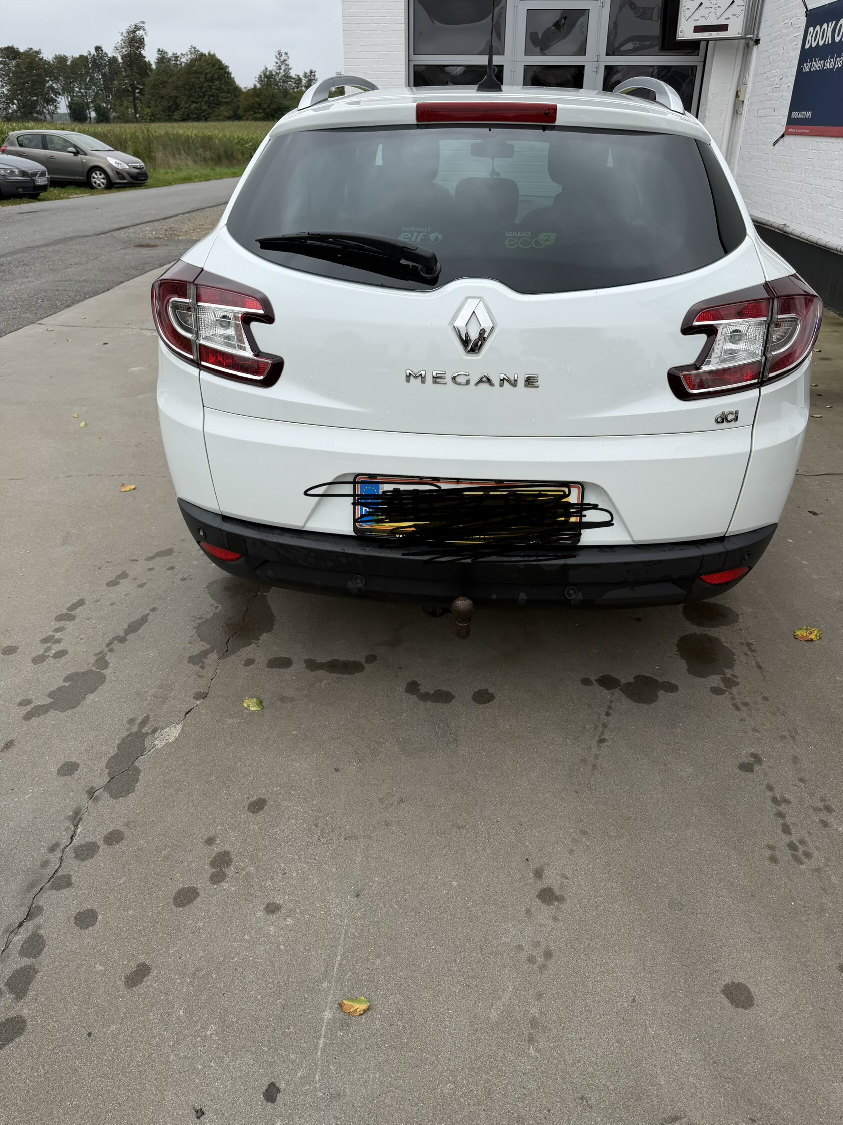 Hvid Renault Mégane fra 2015