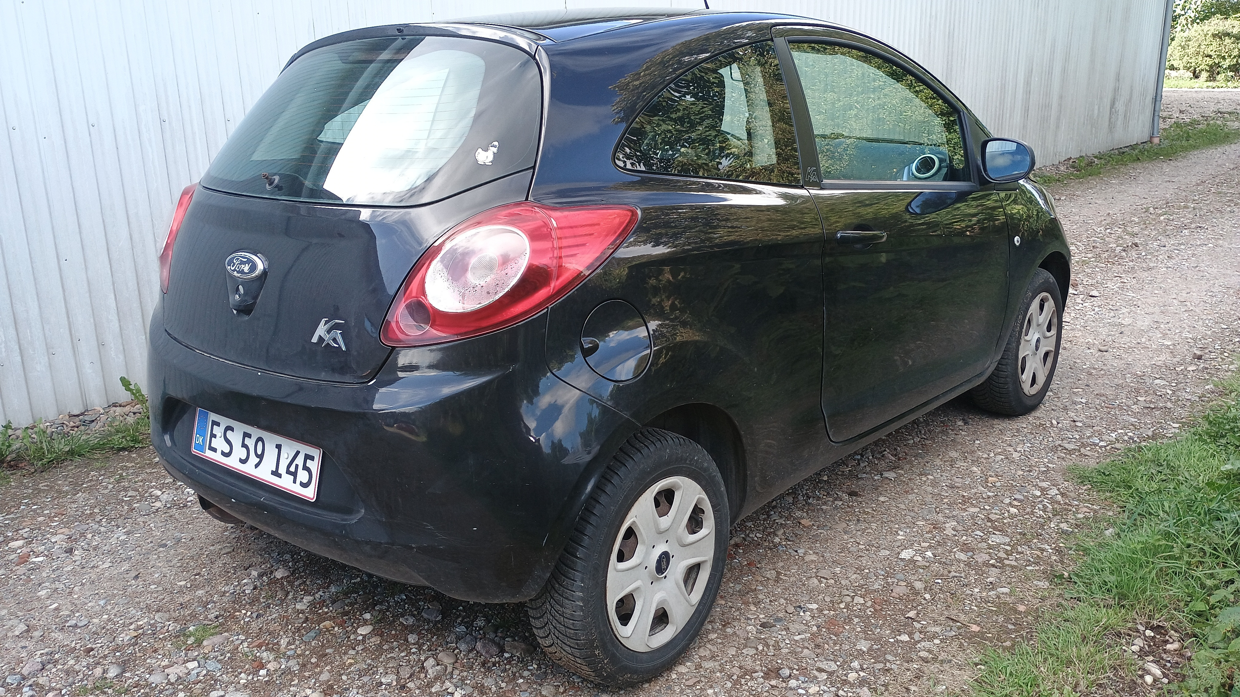 Sort Ford Ka fra 2014
