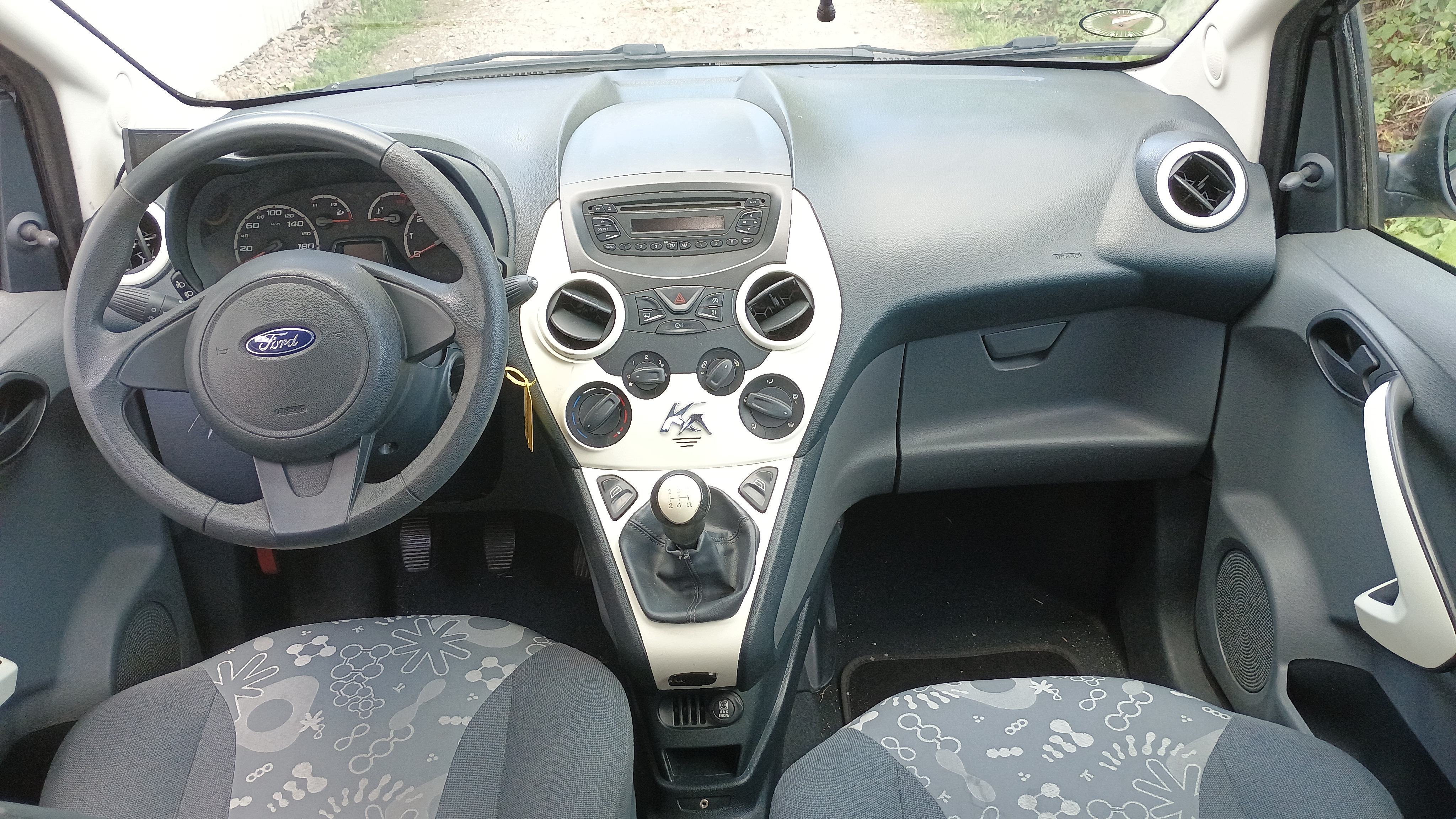 Sort Ford Ka fra 2014
