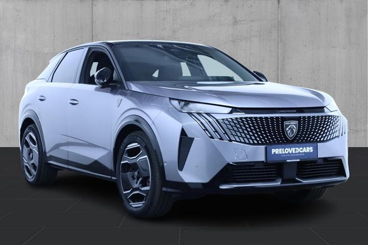 Grå Peugeot e-3008 fra 2025