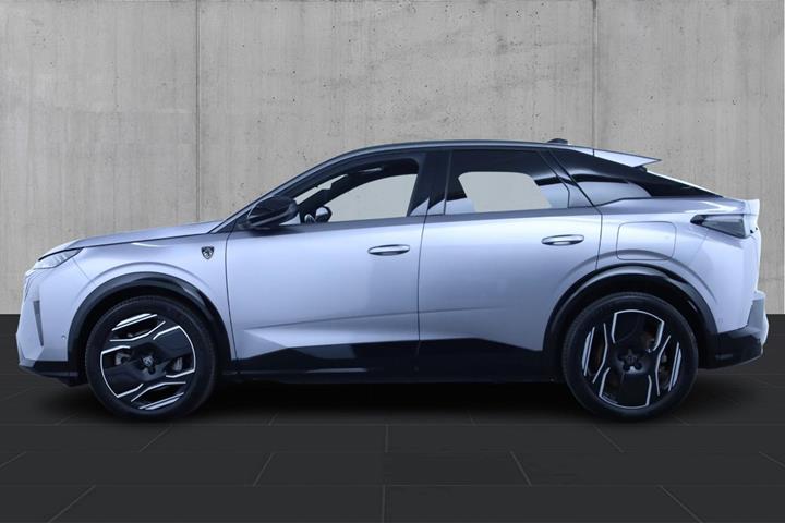Grå Peugeot e-3008 fra 2025