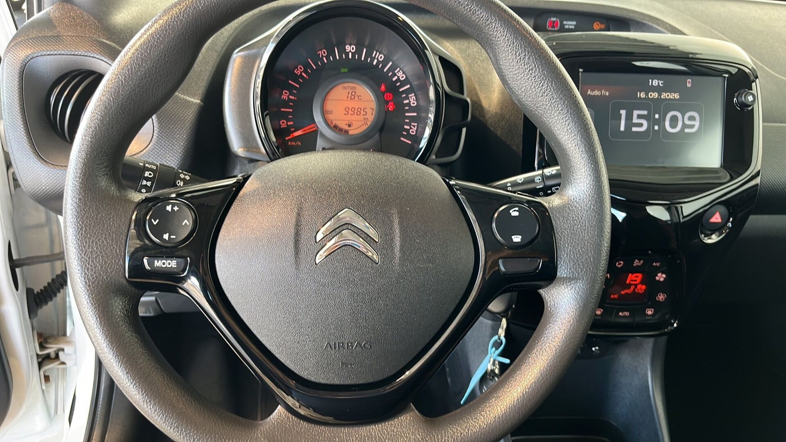 Hvid Citroën C1 fra 2020