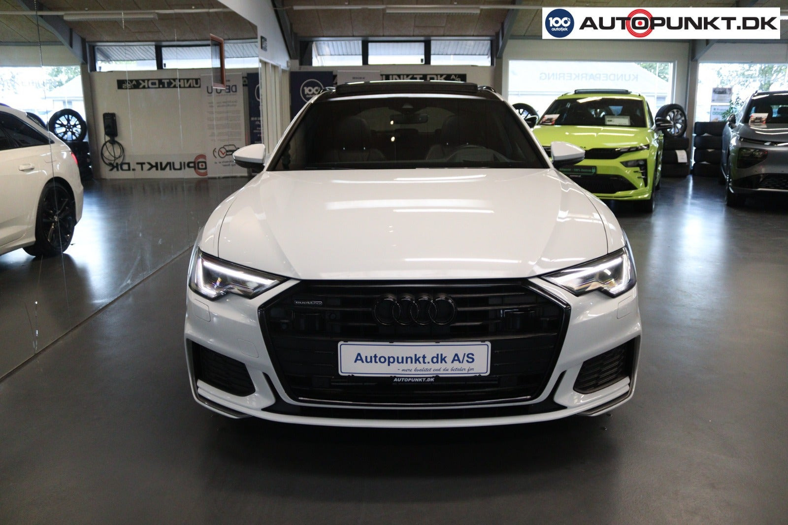 Hvid Audi A6 fra 2020