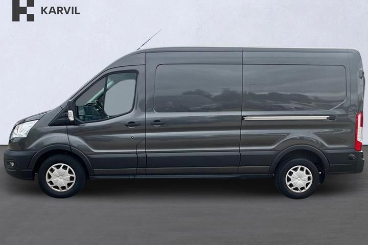 Grå Ford Transit 350 L3 Van fra 2021