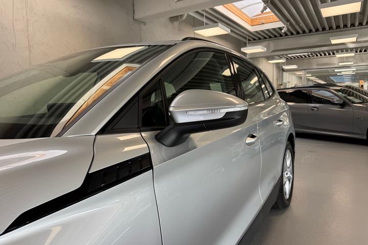 Sølv Skoda Enyaq fra 2021