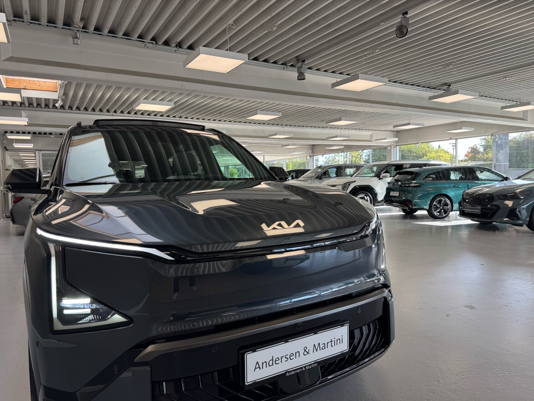 Grå Kia EV5 fra 2026