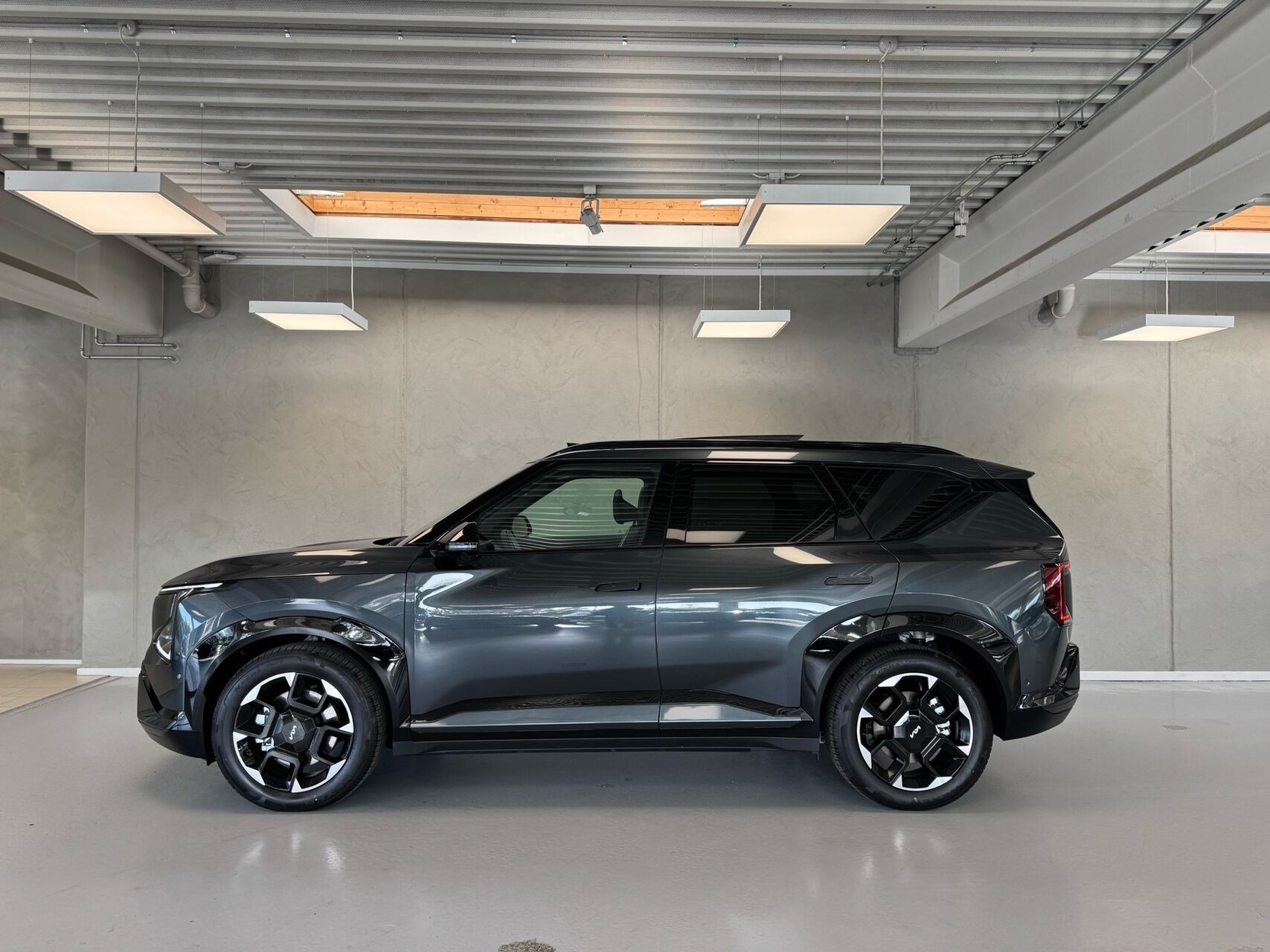 Grå Kia EV5 fra 2026