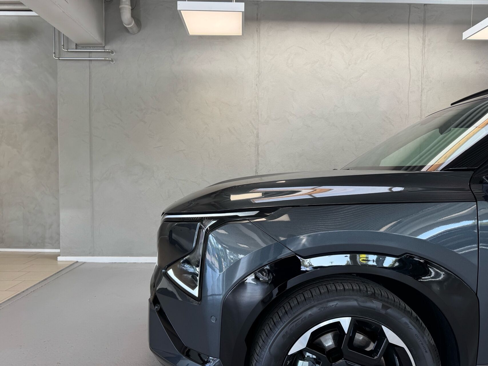 Grå Kia EV5 fra 2026