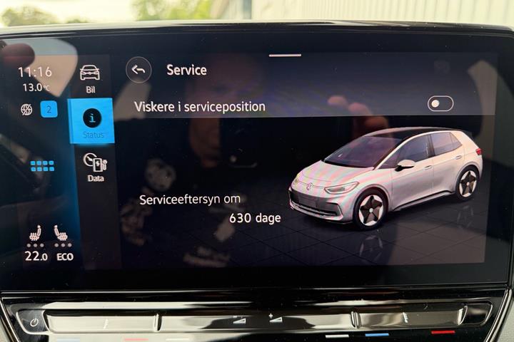 Hvid VW ID.3 fra 2024