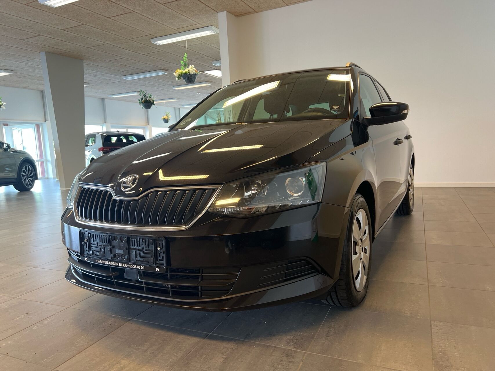 Sort Skoda Fabia fra 2017