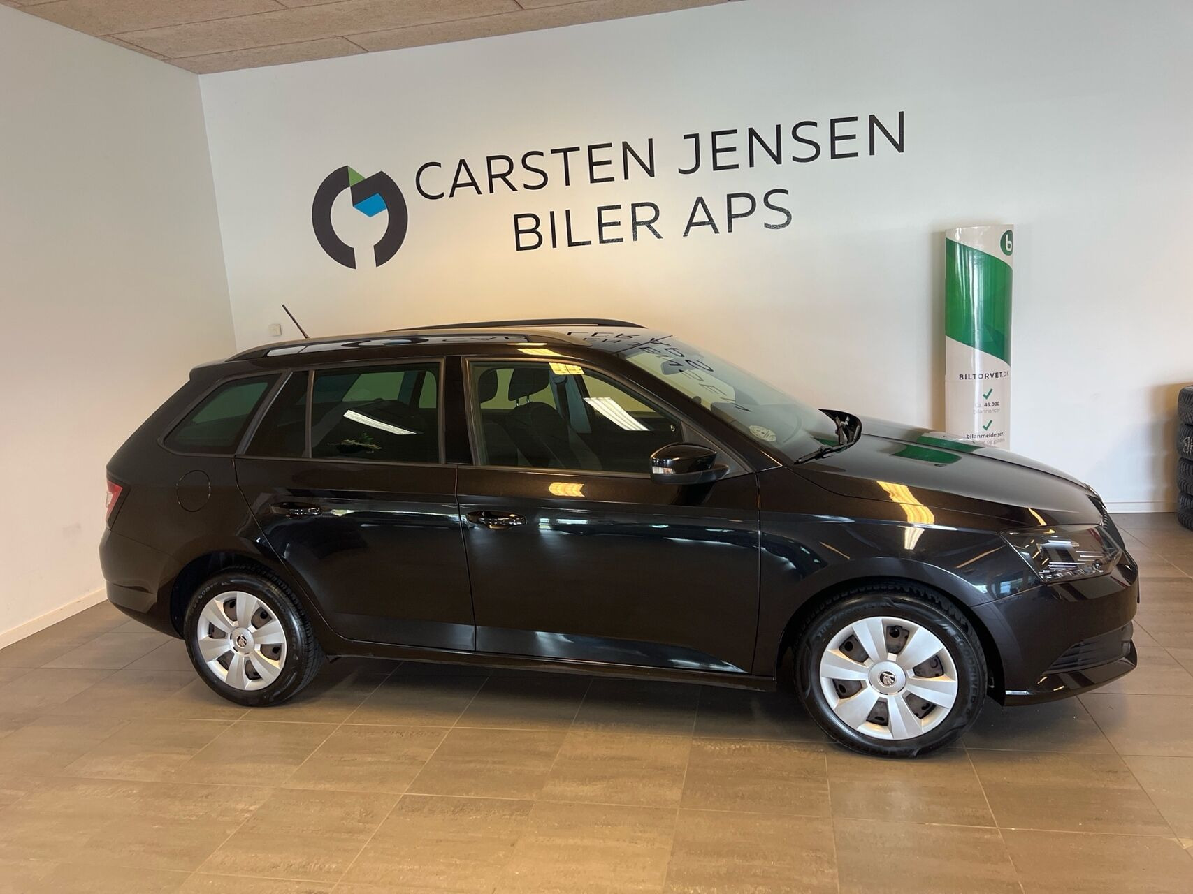 Sort Skoda Fabia fra 2017