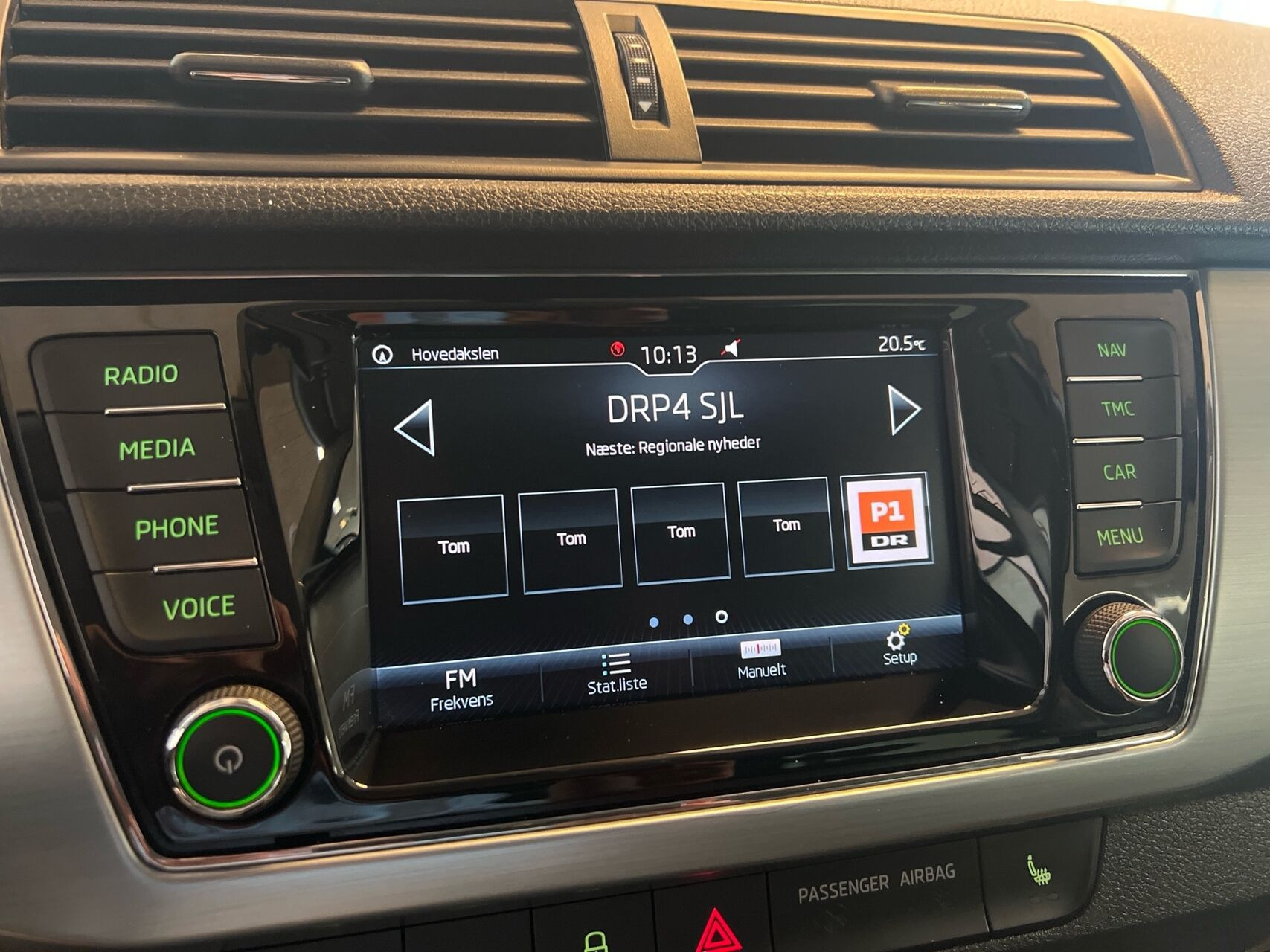 Sort Skoda Fabia fra 2017