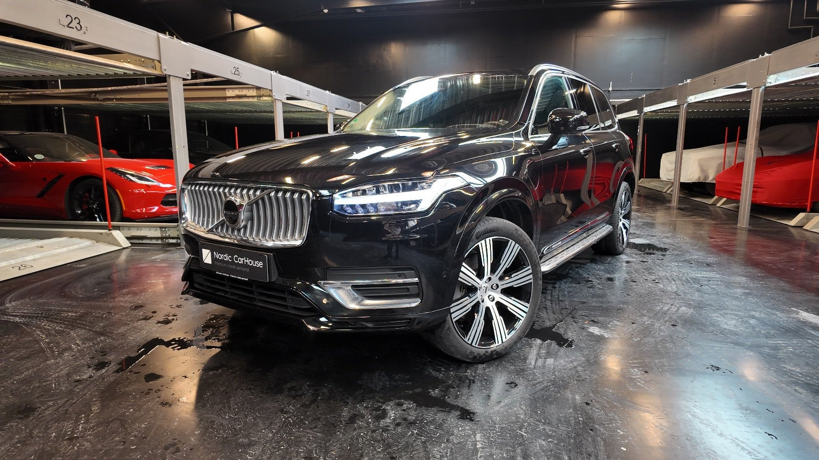 Sort Volvo XC90 fra 2023