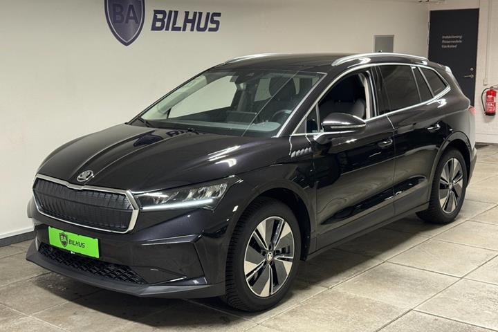 Sort Skoda Enyaq fra 2025