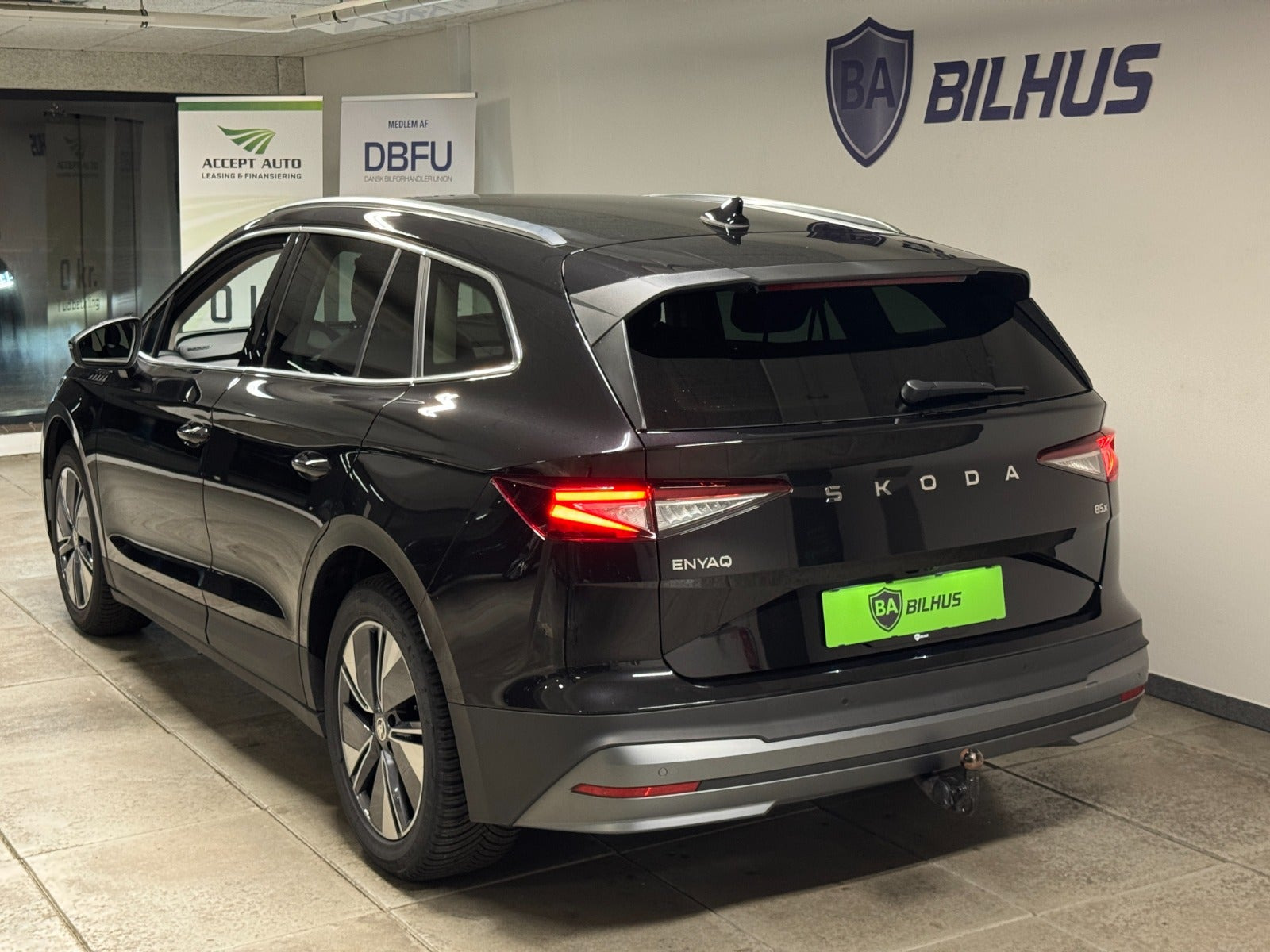Sort Skoda Enyaq fra 2025