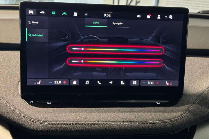 Sort Skoda Enyaq fra 2025