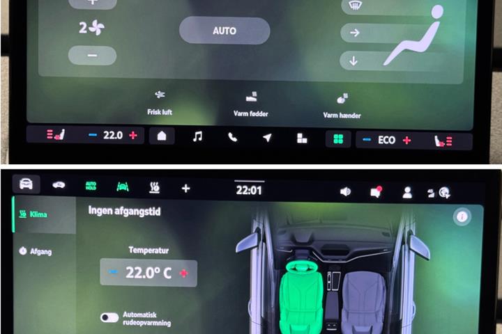 Sort Skoda Enyaq fra 2025