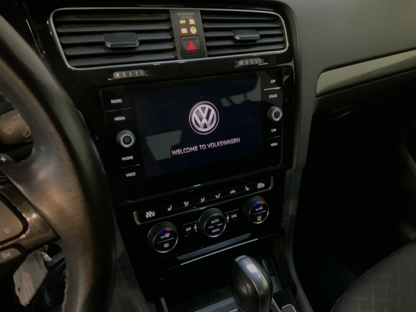Sort VW Golf VII fra 2019