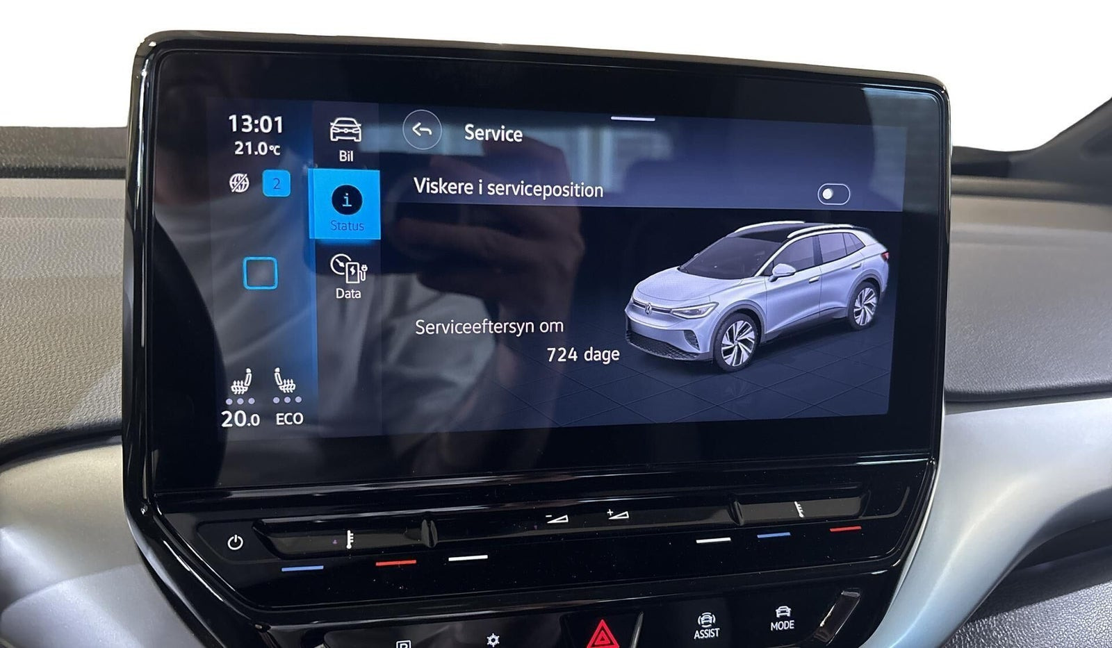Grå VW ID.4 fra 2023