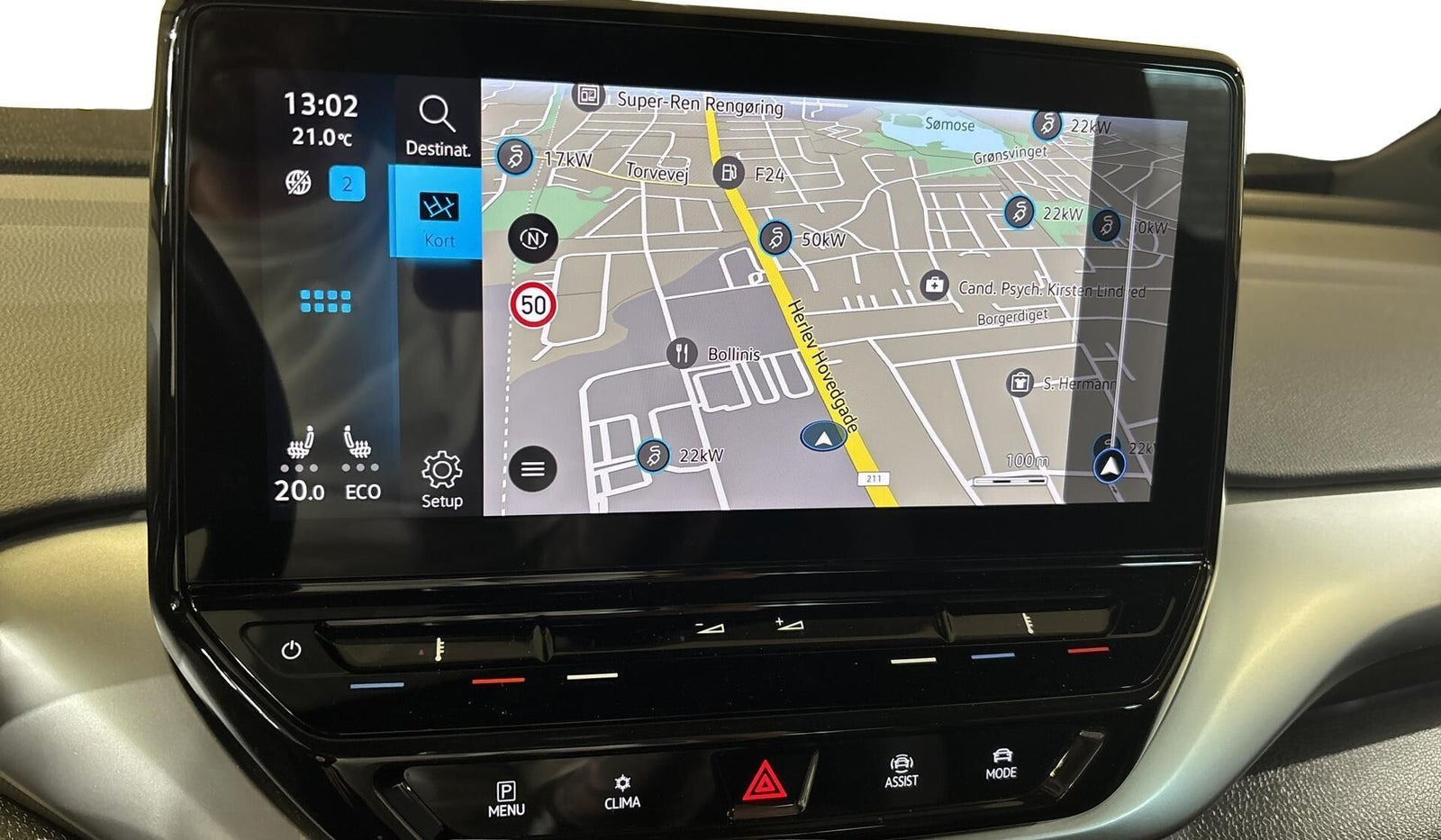 Grå VW ID.4 fra 2023