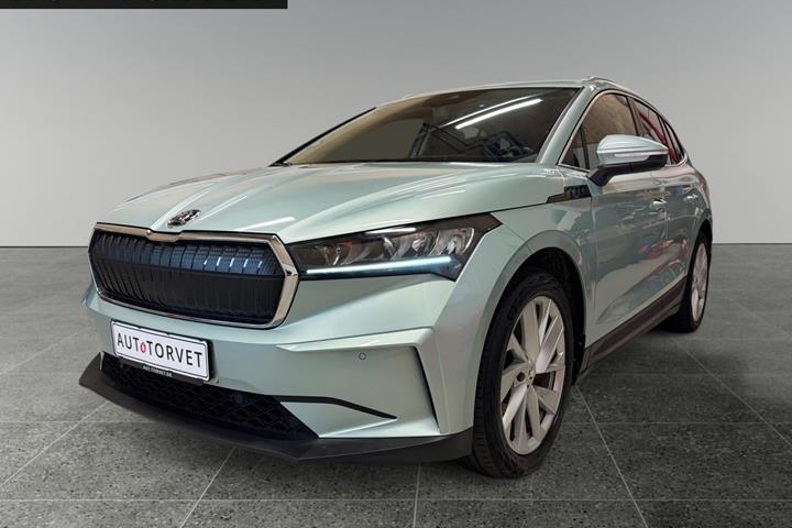 Turquoise Skoda Enyaq fra 2021