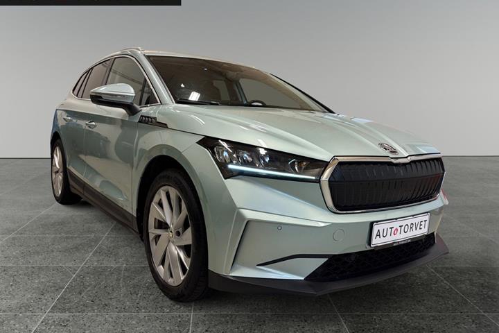 Turquoise Skoda Enyaq fra 2021