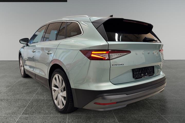 Turquoise Skoda Enyaq fra 2021