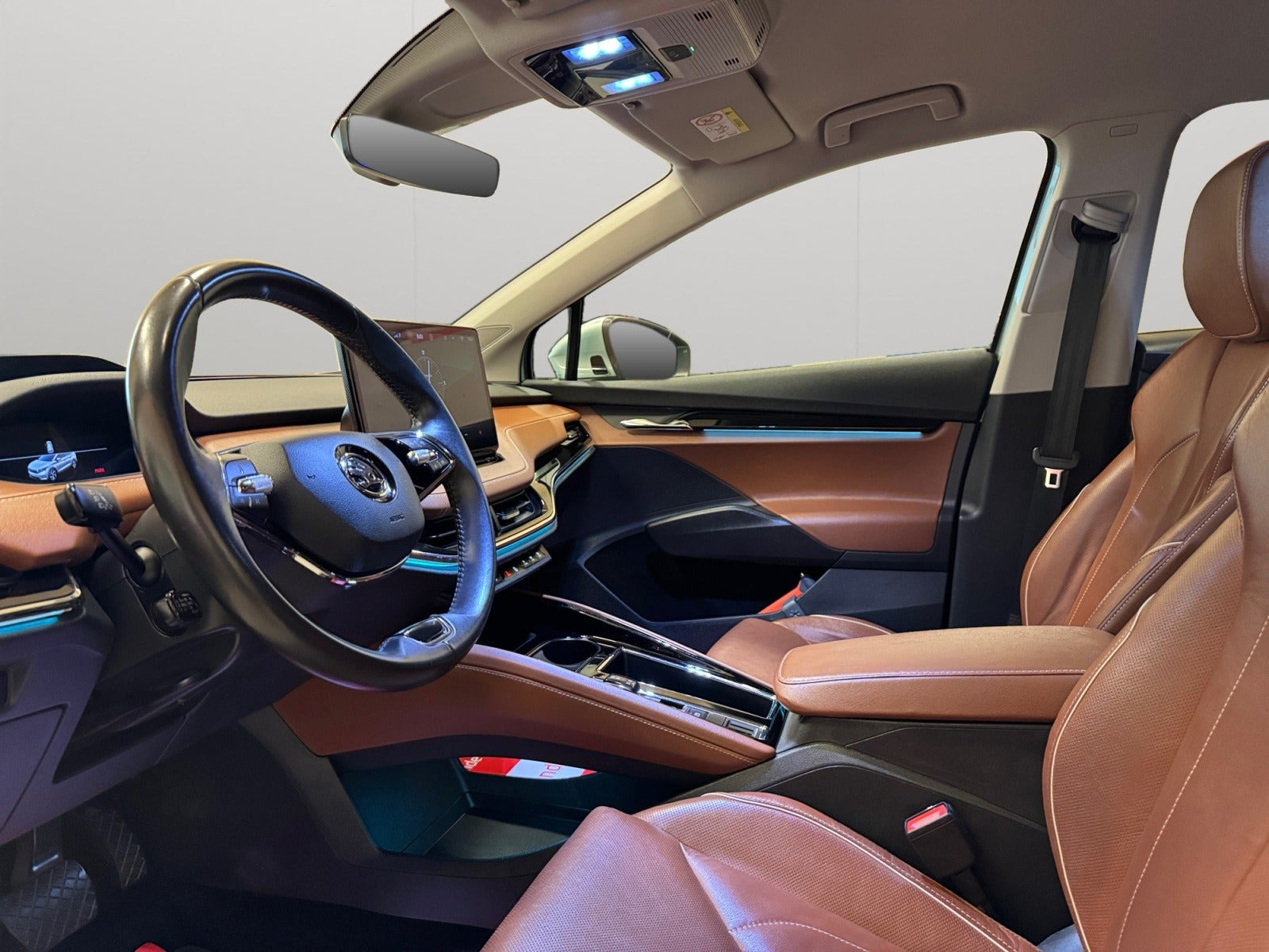 Turquoise Skoda Enyaq fra 2021