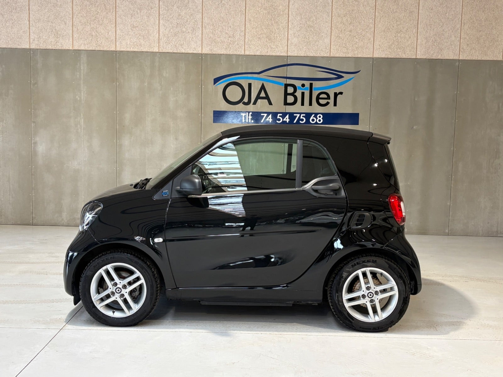 Sort Smart Fortwo fra 2021