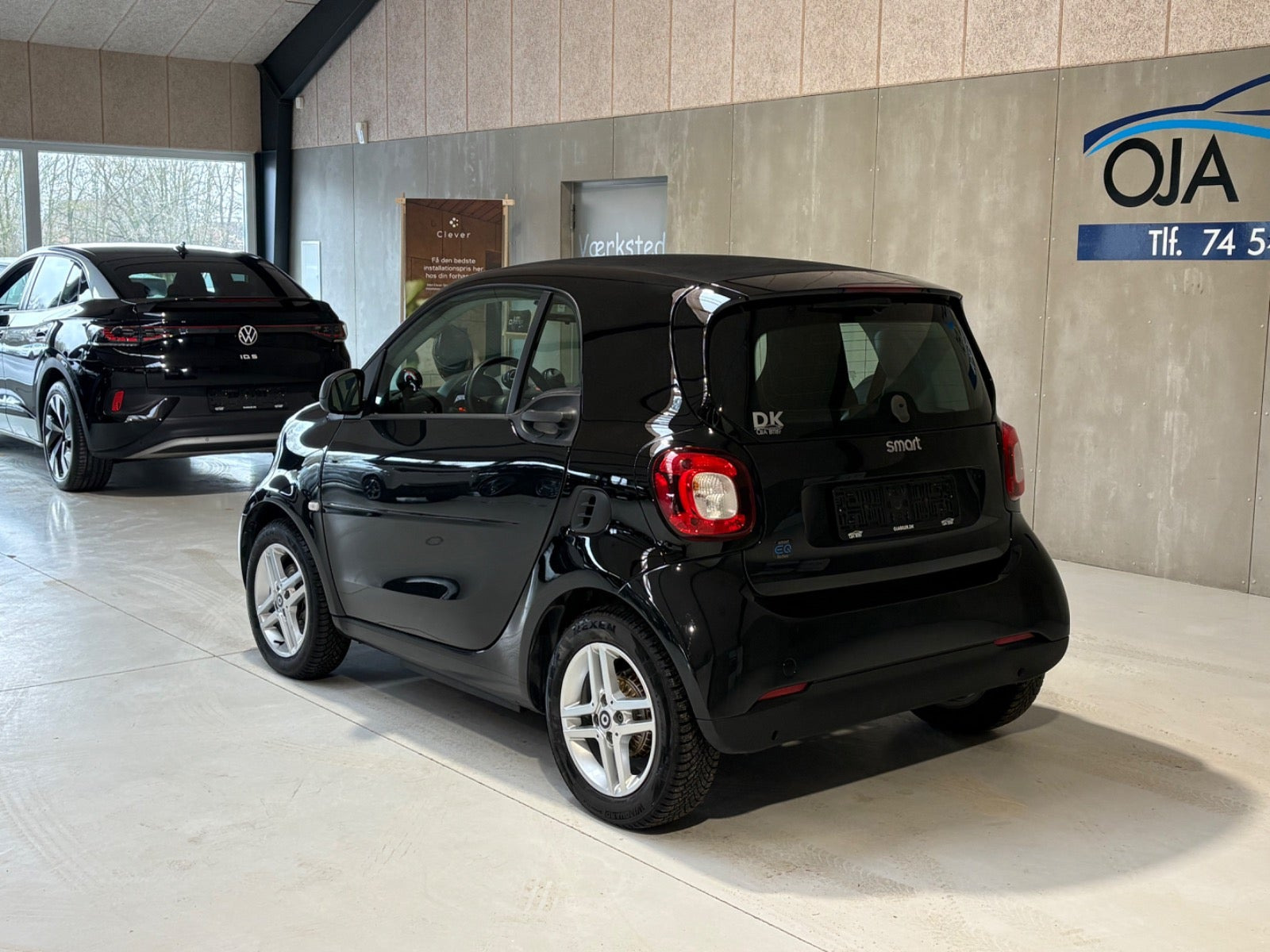 Sort Smart Fortwo fra 2021