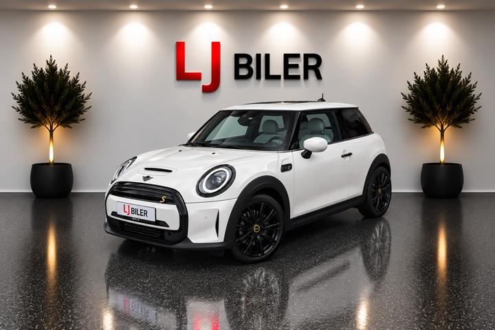 Hvid Mini Cooper SE fra 2023