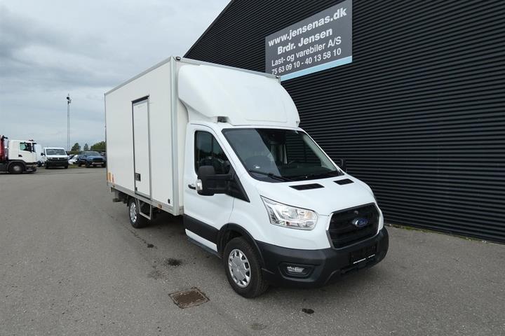 Hvid Ford Transit 350 L4 Chassis fra 2022