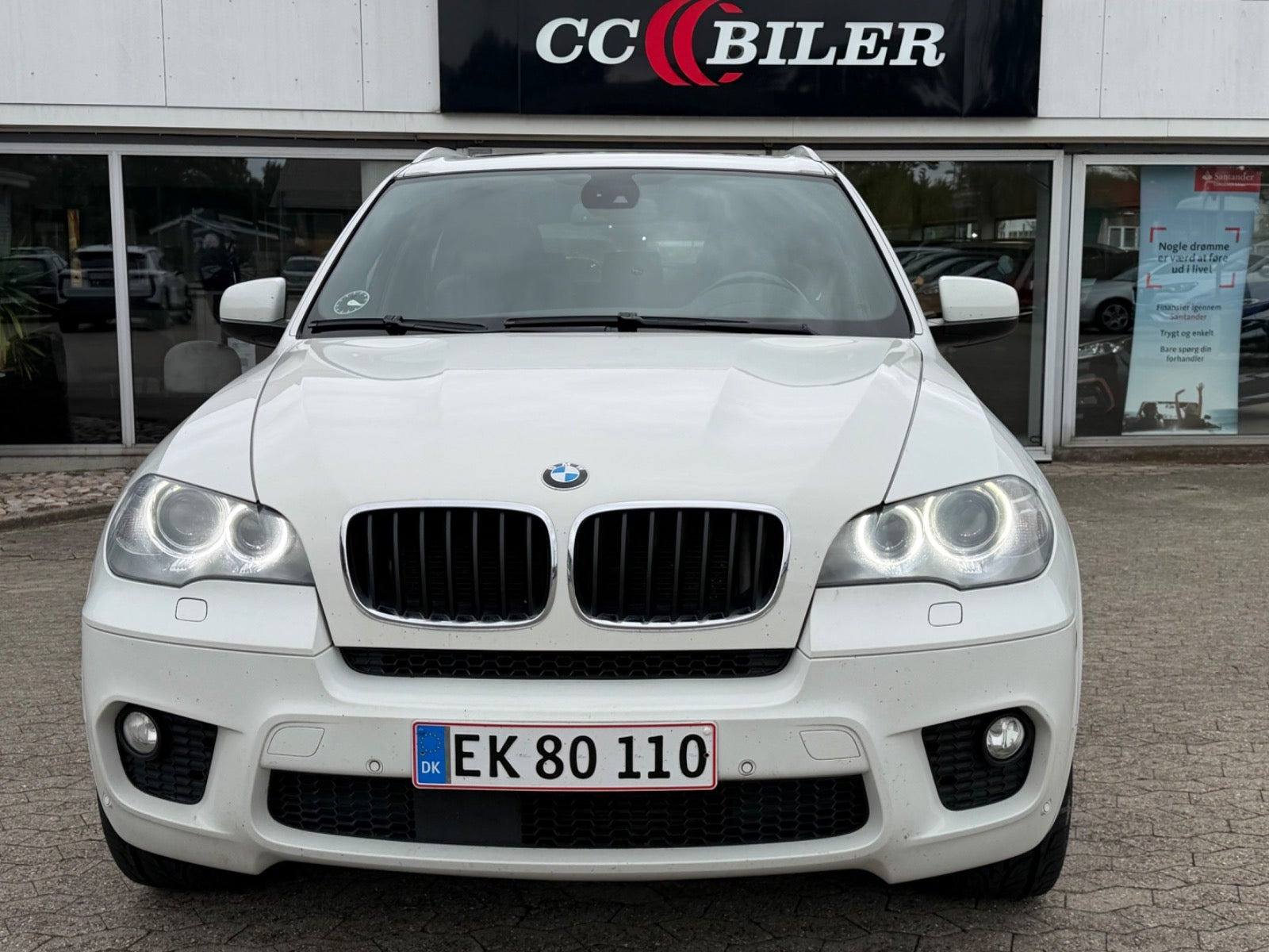 Hvid BMW X5 fra 2012