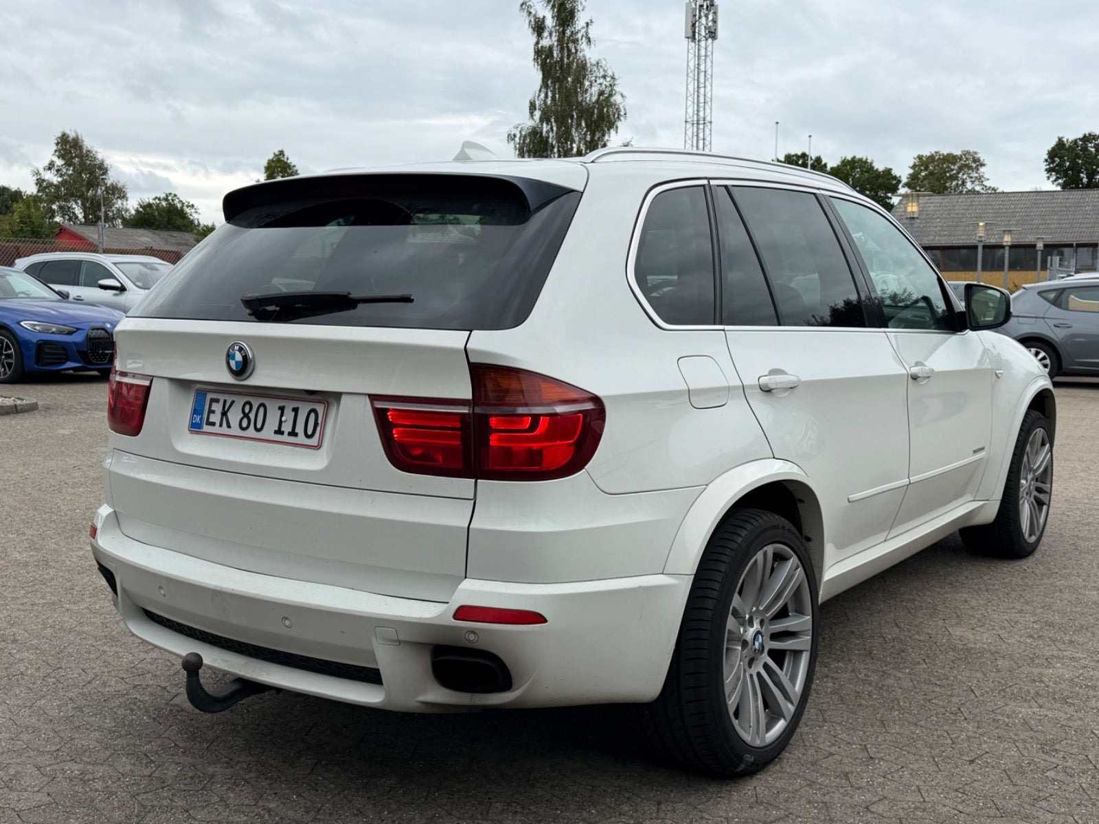 Hvid BMW X5 fra 2012