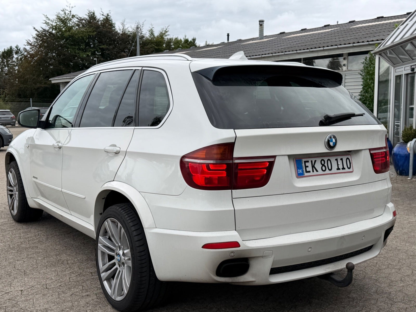 Hvid BMW X5 fra 2012