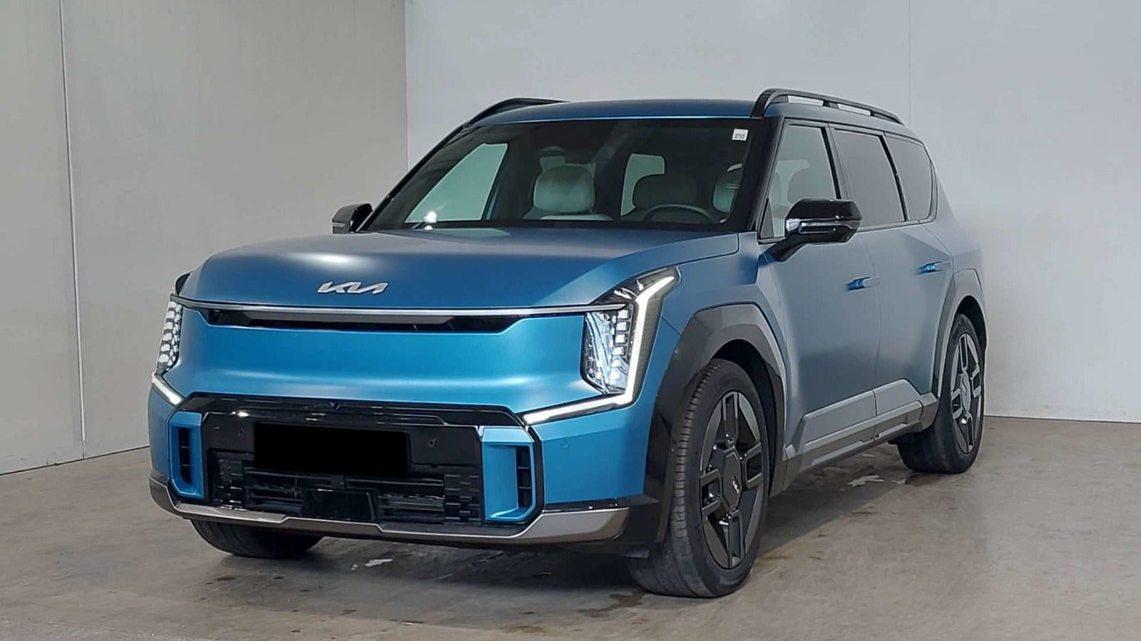Blå Kia EV9 fra 2024