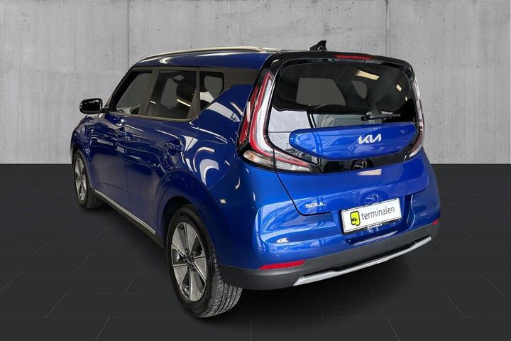 Blå Kia e-Soul fra 2023