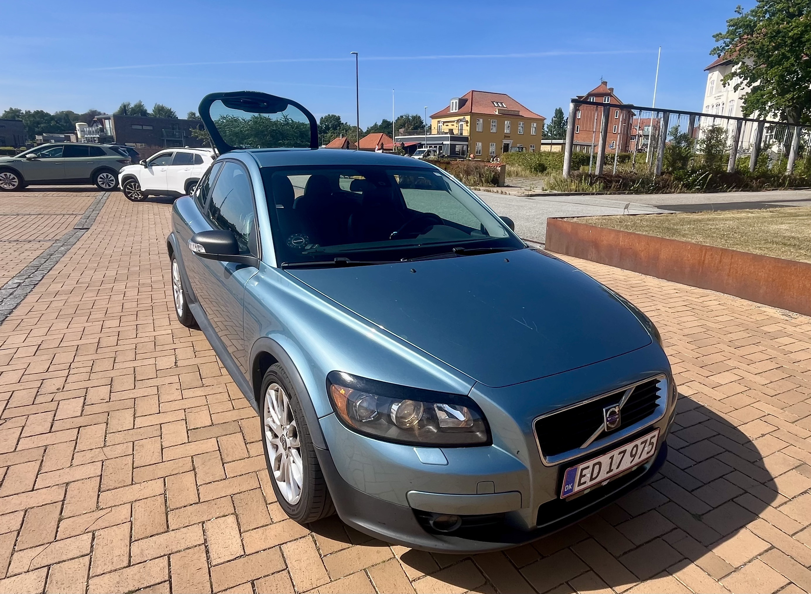 Blå Volvo C30 fra 2007