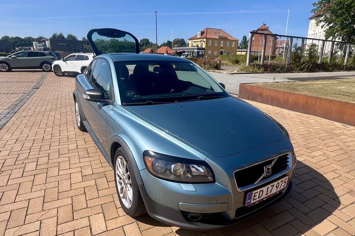 Blå Volvo C30 fra 2007