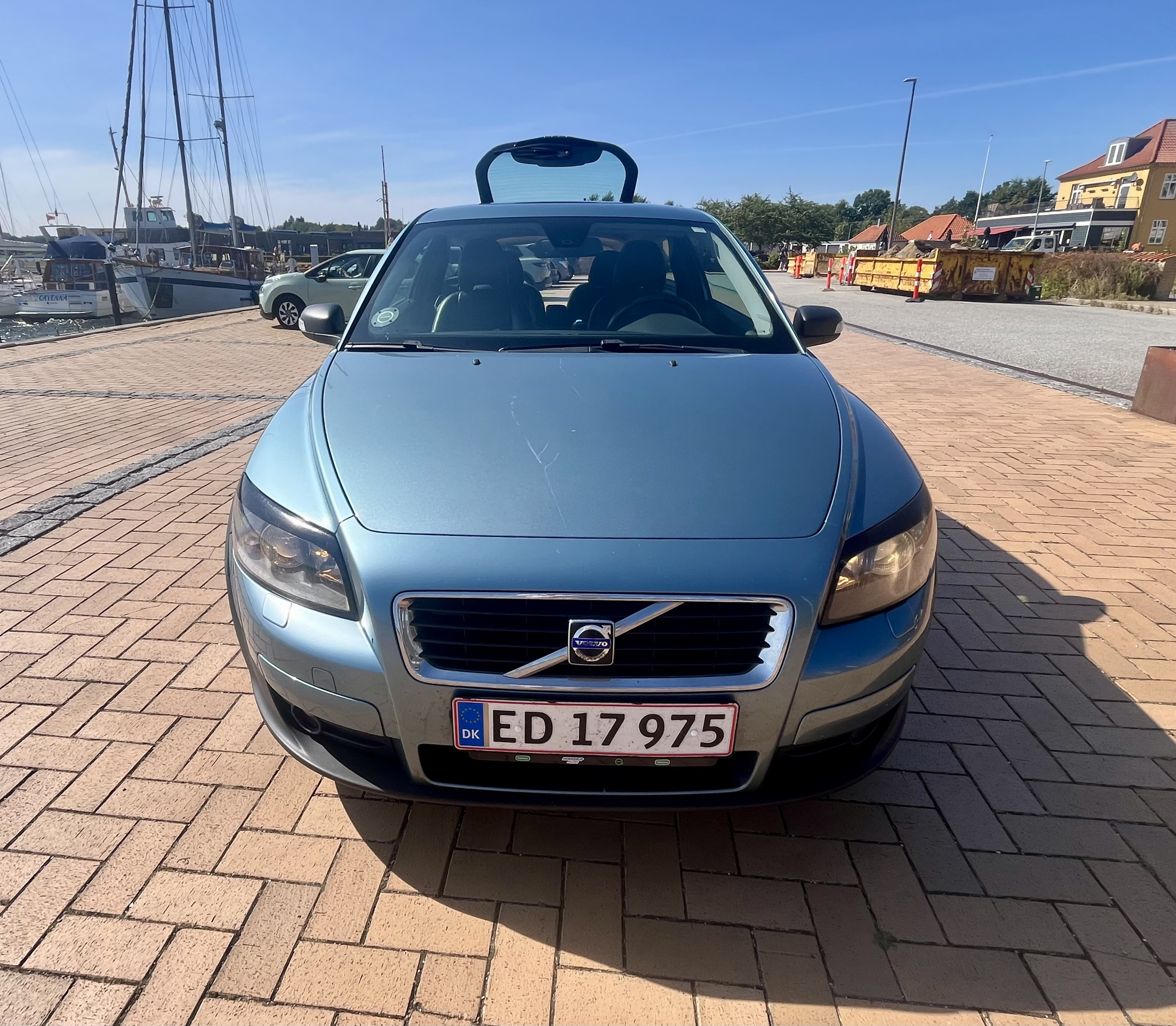 Blå Volvo C30 fra 2007