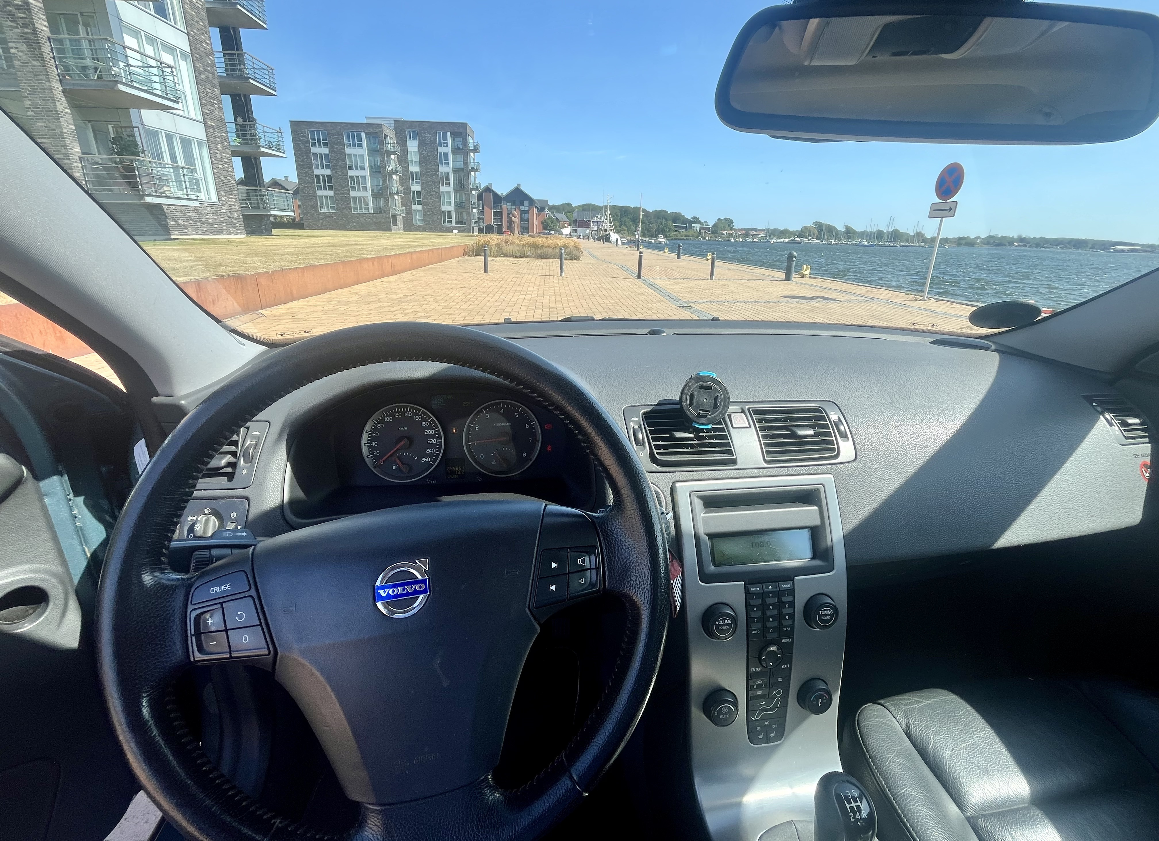 Blå Volvo C30 fra 2007