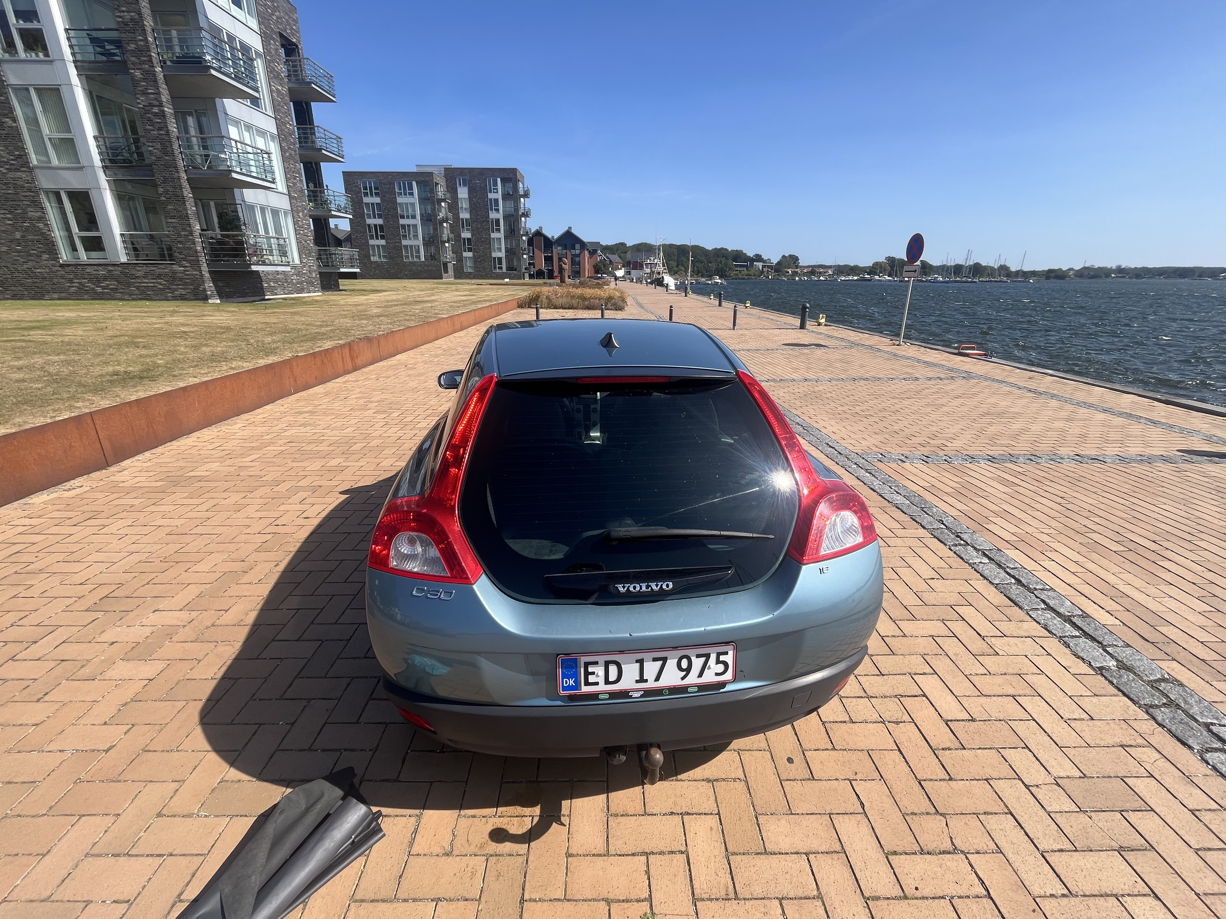 Blå Volvo C30 fra 2007
