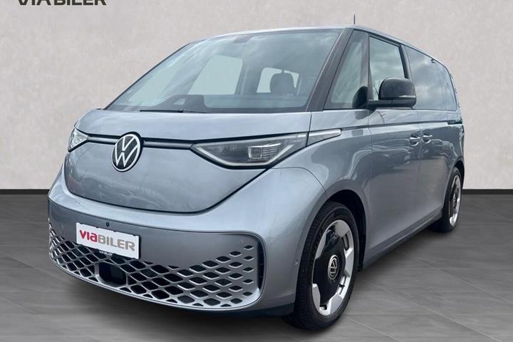 Grå VW ID.Buzz fra 2024 set udefra