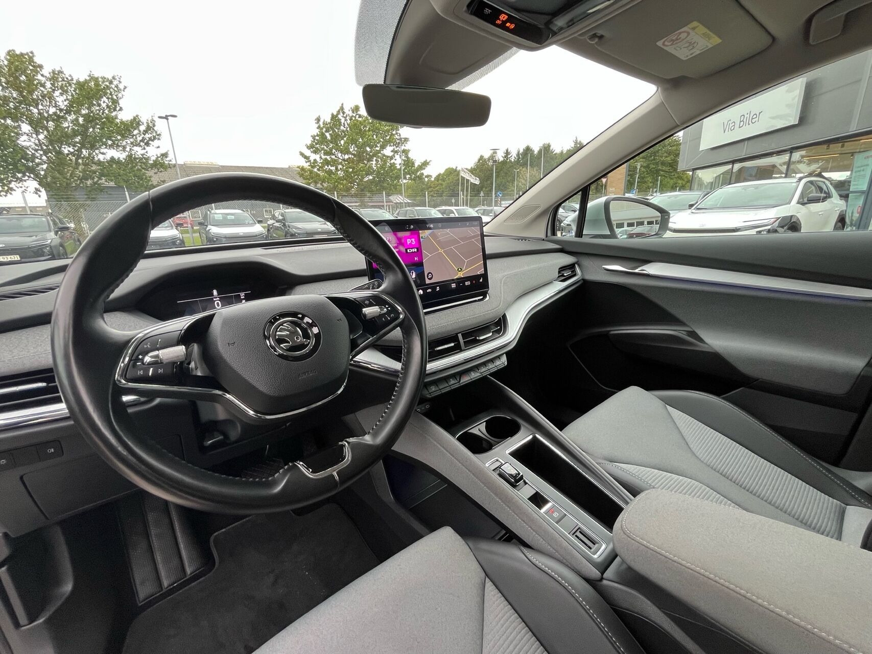 Sølv Skoda Enyaq fra 2021