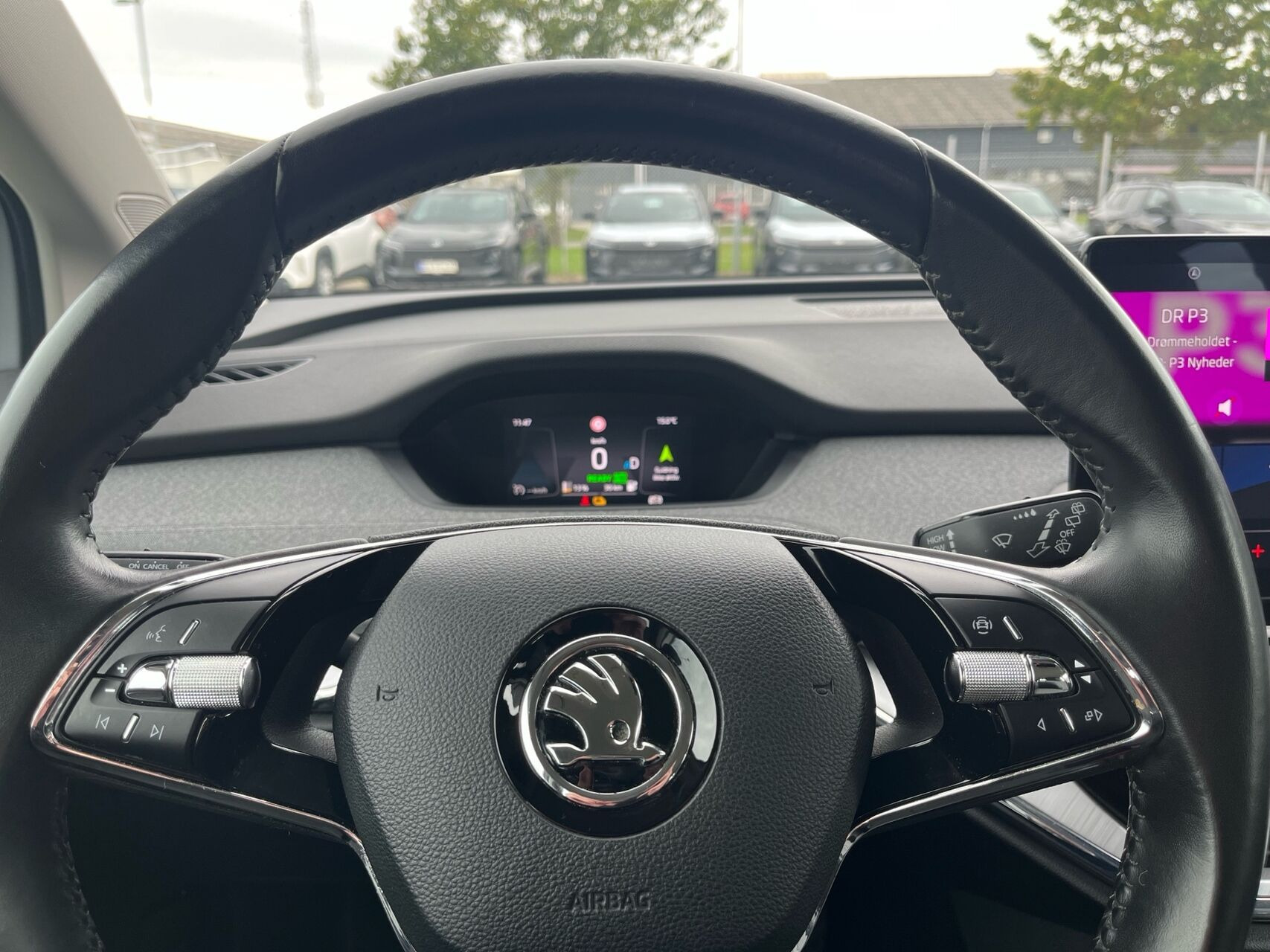 Sølv Skoda Enyaq fra 2021