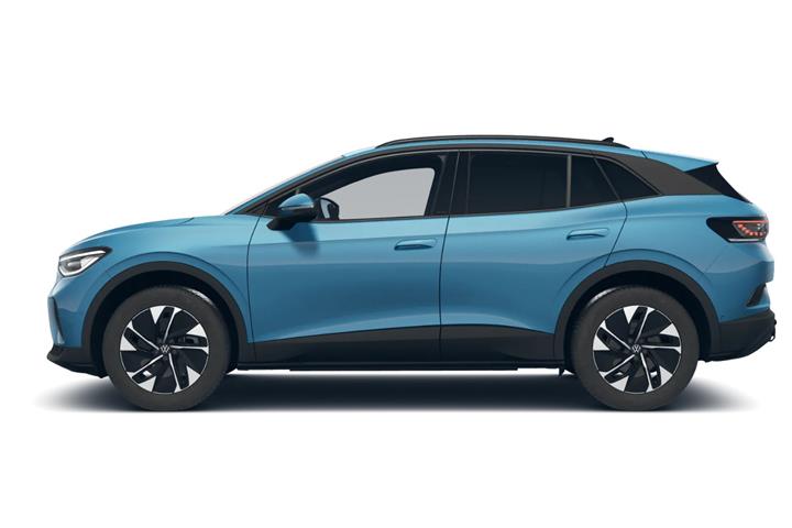 Blå VW ID.4 fra 2025