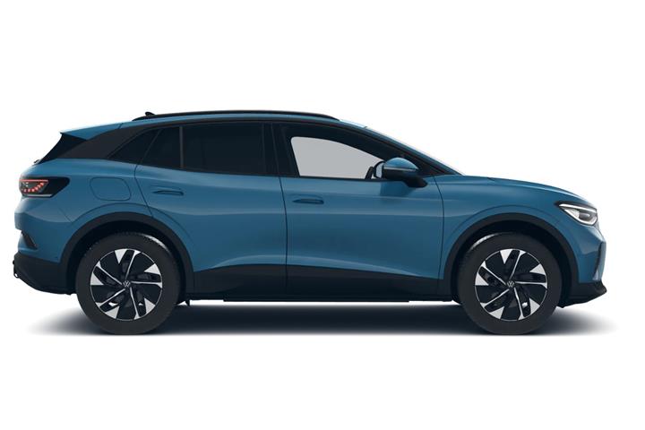 Blå VW ID.4 fra 2025
