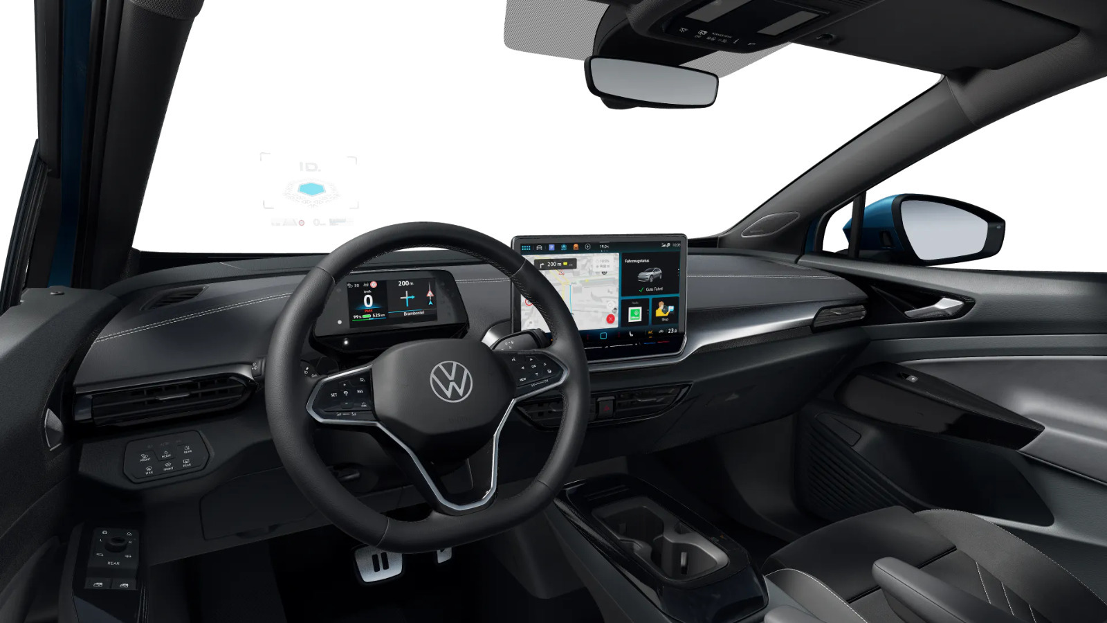 Blå VW ID.4 fra 2025