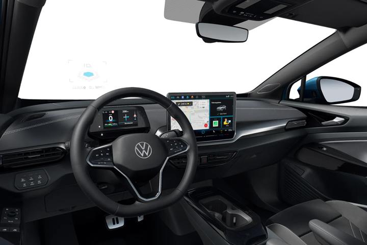 Blå VW ID.4 fra 2025