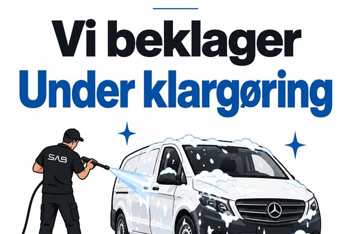 Hvid VW Transporter fra 2023